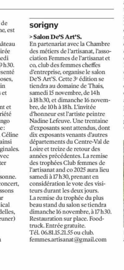 Salon D'es Art'S 2025